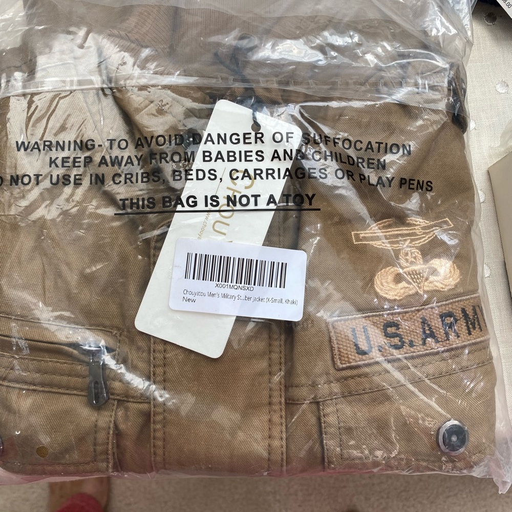 New in packaging extra small men’s army jacket could be worn by female